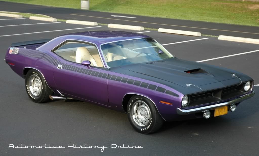 My sisters boy friend had a purple 440 sixpack Cuda another impresive car