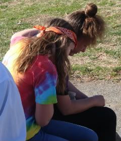 Teen Comforts Young Mother