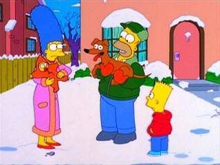 Simpsons Snow