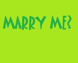 marry me photo: marry me green marrymegreen.jpg
