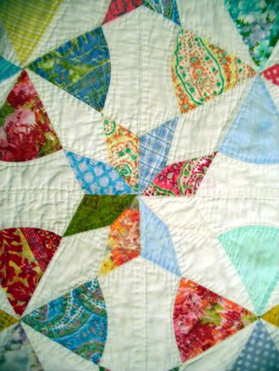 One dollar quilt close-up