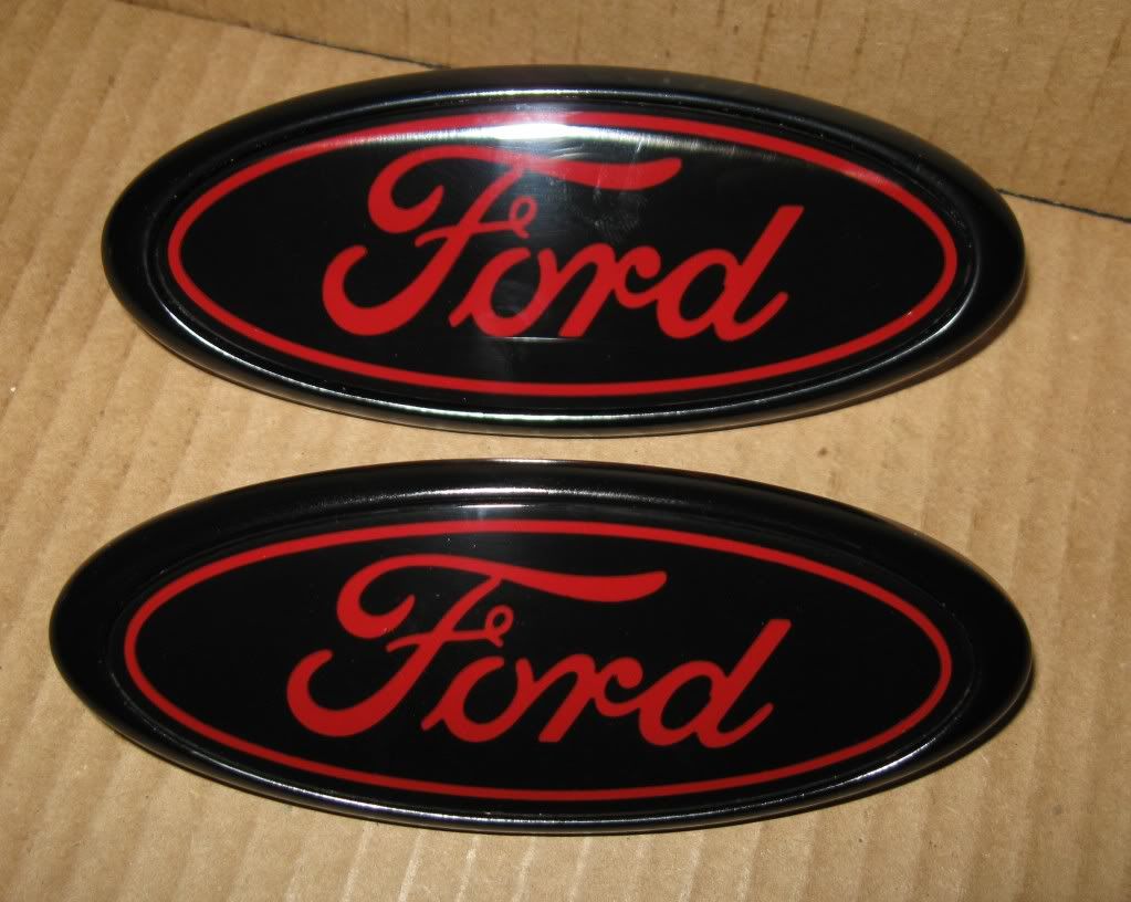 Black and red ford emblem #4