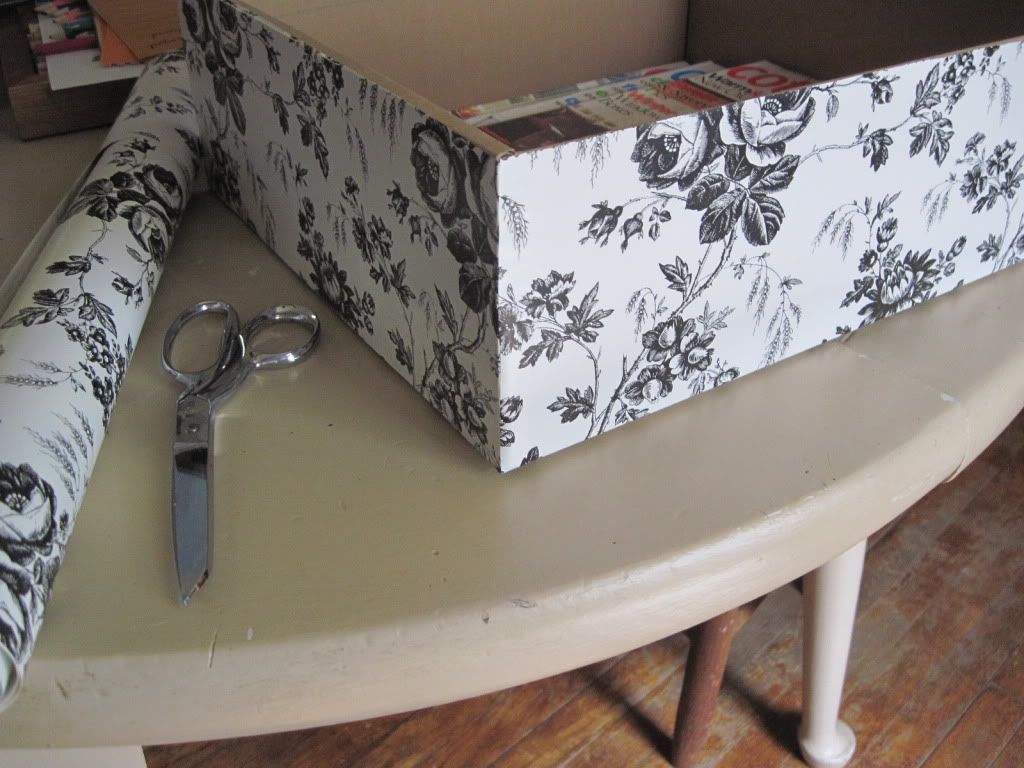 Shoe Box + Contact Paper Photo by whupsadaisy Photobucket