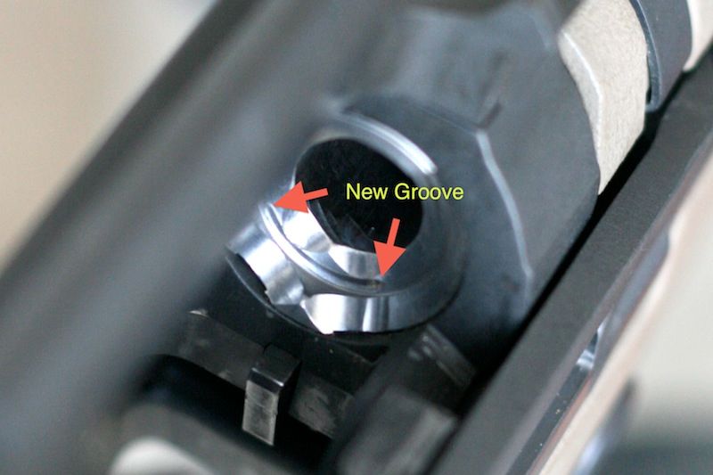 Mysterious new grooves formed on barrel chamber face M14 Forum