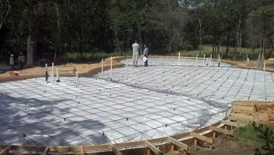 Rebar, Placing Rebar in the slab