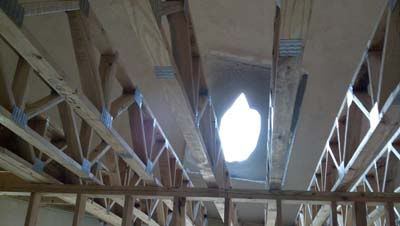 Window thru trusses