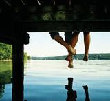 sitting on the dock sitting on the dock