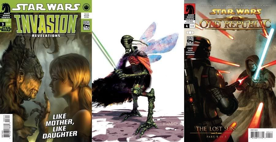 Invasion: Revelations #3, Dark Times #2, The Lost Suns #4
