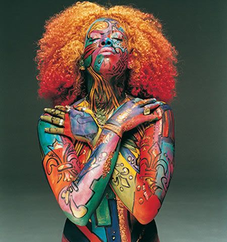 Make Up Full Body Painting