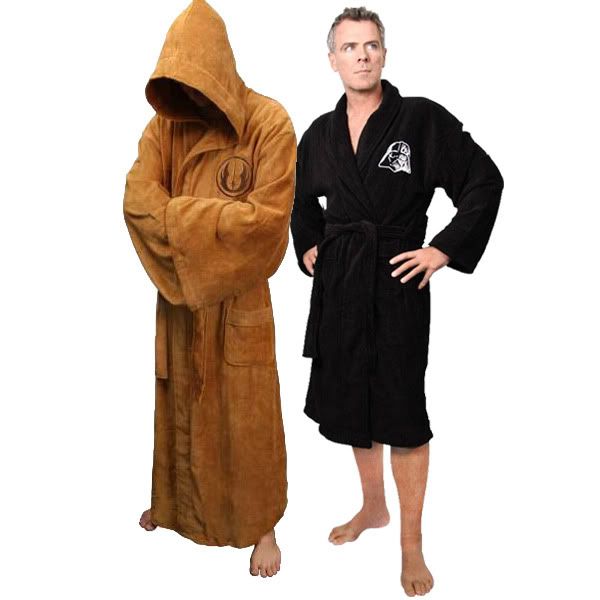 Bathrobe Robe Men Star Wars Men 039 s Deluxe Bathrobe Jedi Darth Vader