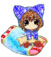 Glittery Anime Neko Graphic Pictures, Images and Photos