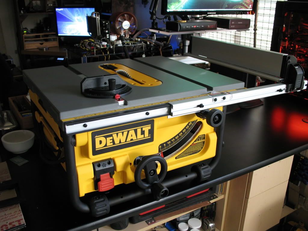 Ozito 1500w 210mm compound mitre saw table, cool powerpoint