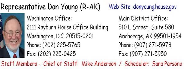 Send Congressman Young an E-mail
