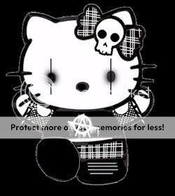 goth hello kitty graphics and comments