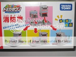 Tomica Town Emergency Fire Station w Playkids Scene Set  