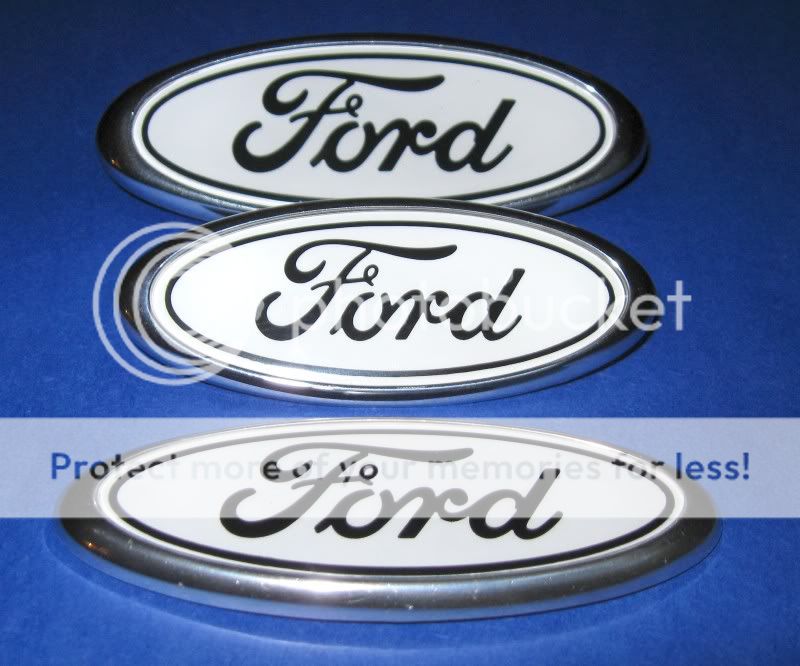 Black and white ford badge #5