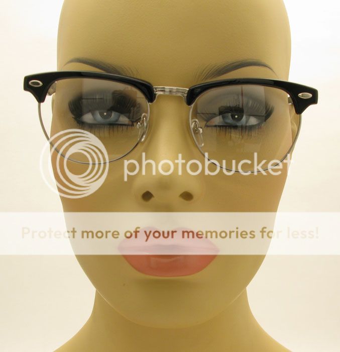 VINTAGE STYLE Glasses with clear plastic lens, no prescription  Unisex 