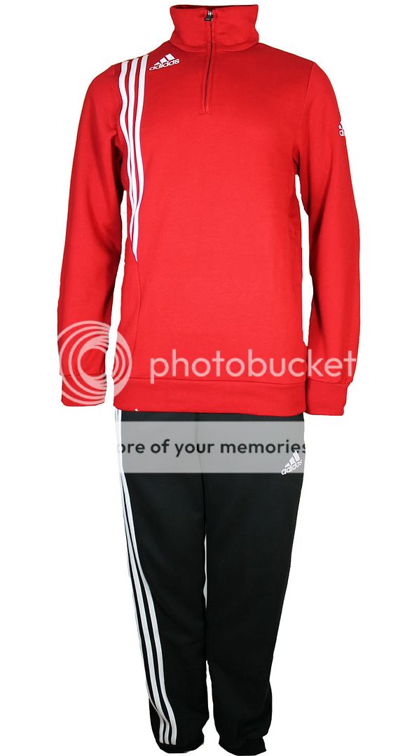 Adidas Sereno Sweat Suit D2 D10 Jogginganzug Trainingsanzug rot 611423