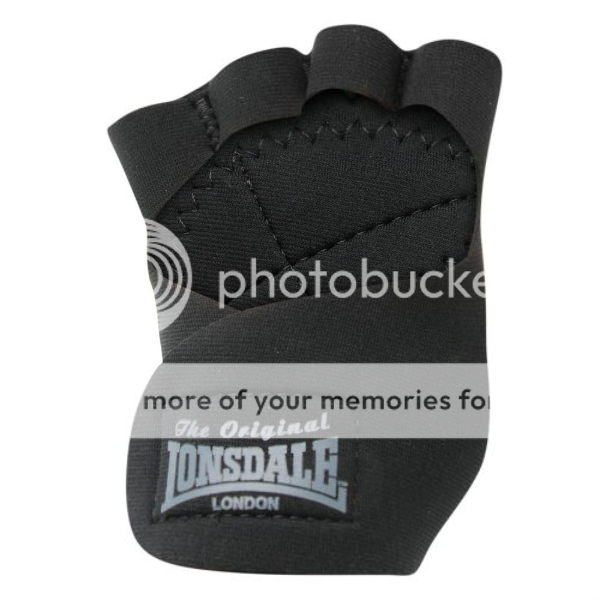 Lonsdale Gewichtheber Bodybuilder Neopren Bodybuilding Handschuhe S M