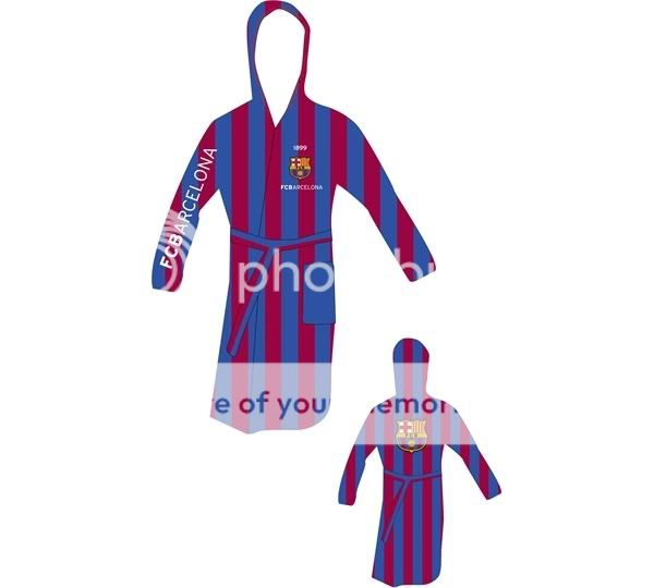 Barcelona Herren Bademantel Gr. L Bath Robe FCB Barca Bade Mantel neu